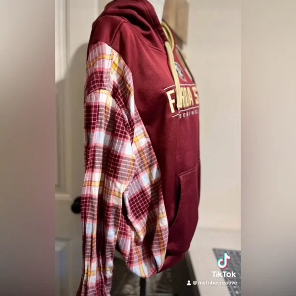 Upcycled Florida State Hoodie - Picture 2 of 2